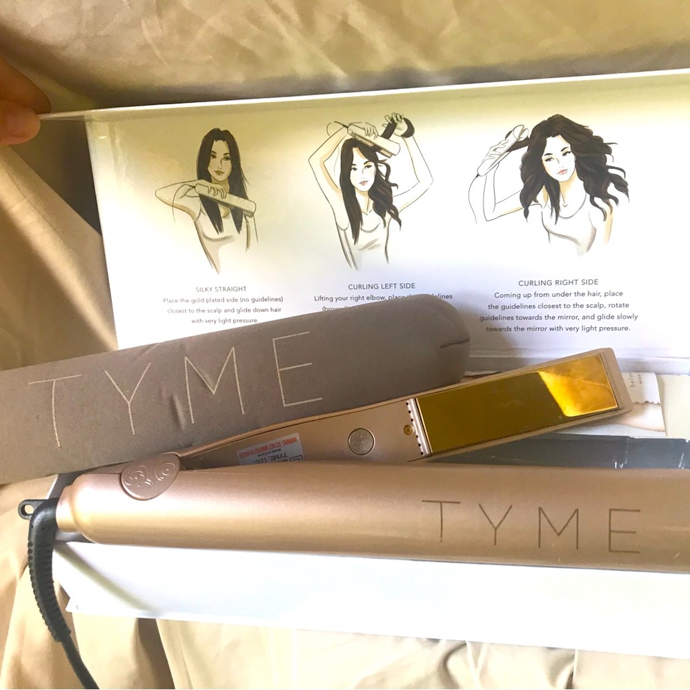 TYME- Flat Iron/ Curling Tool